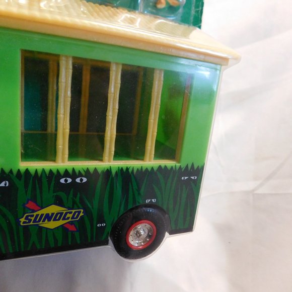 Vintage Sunoco Safari Shuttle Trailer with Lion and Tiger Figures - Picture 2 of 7